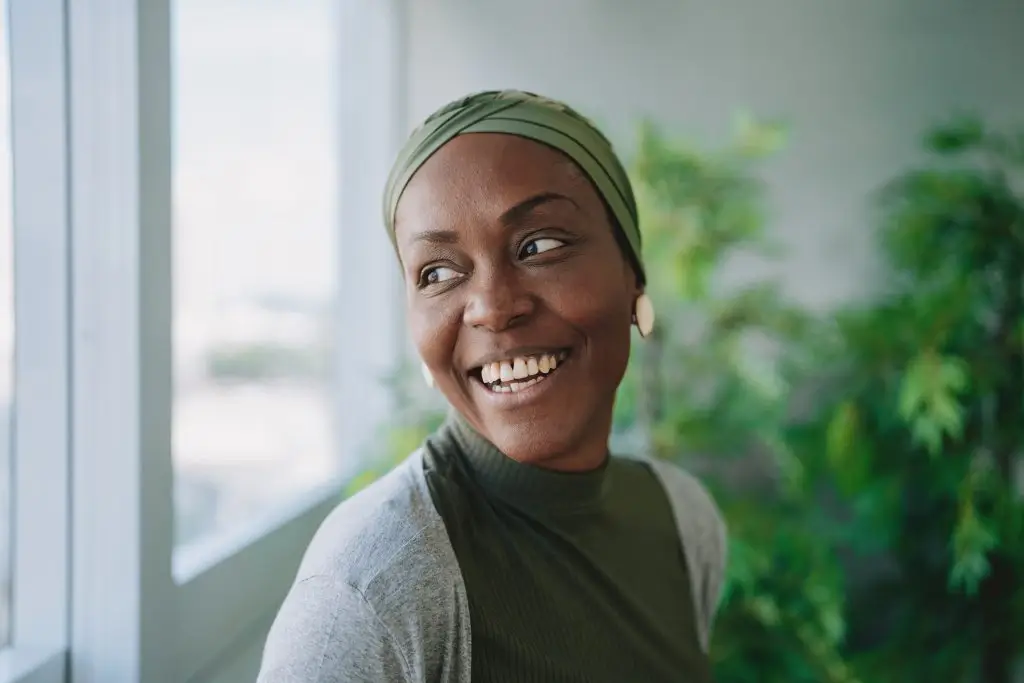 Portrait of a woman smiling